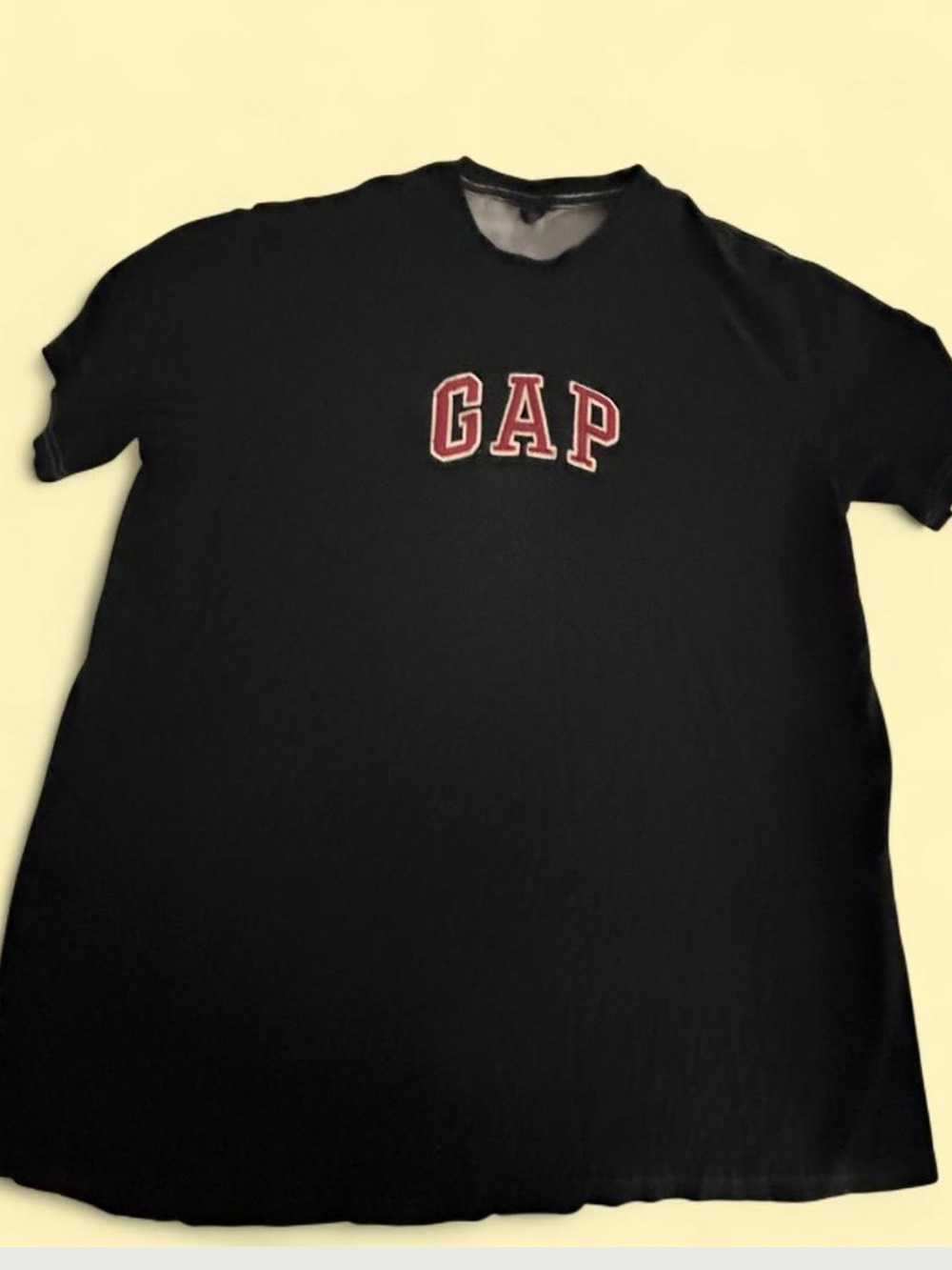 Vintage Y2K GAP Varsity Arch Logo T-Shirt Size